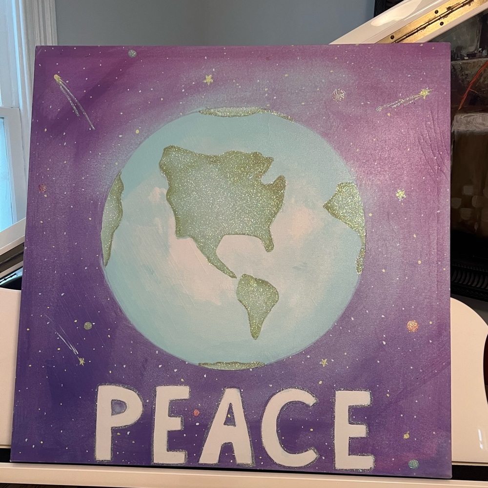 Peace wall art